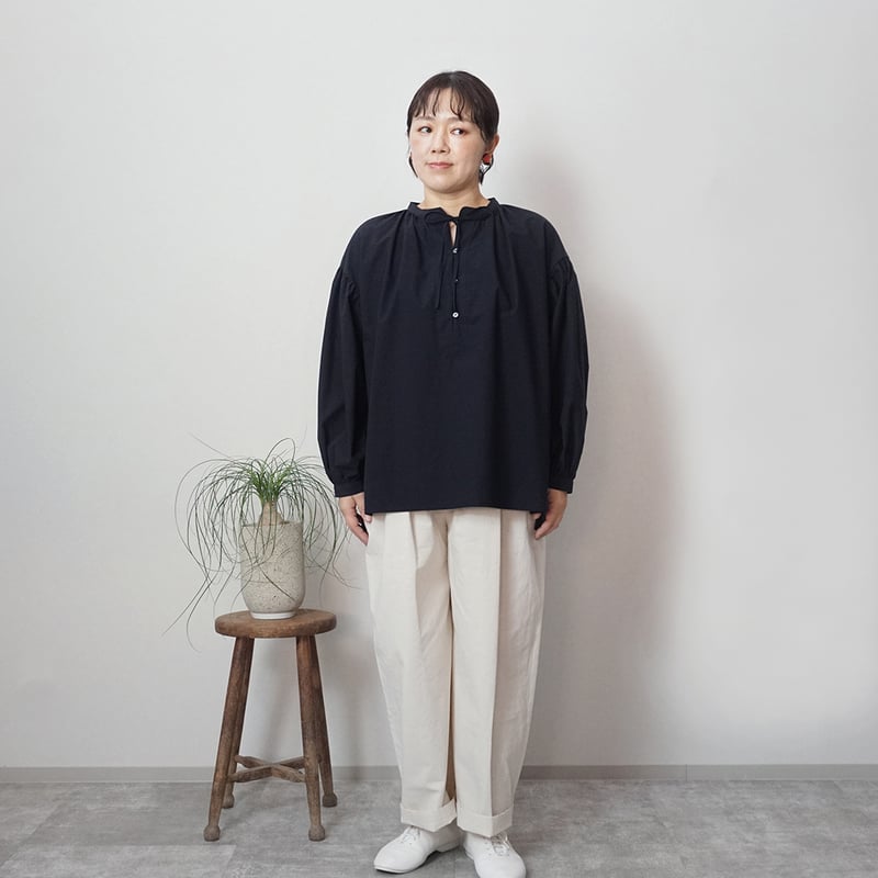 リボンスモックブラウス | atelier emau