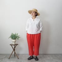 リバティプリントイージーテーパードパンツ | atelier emau