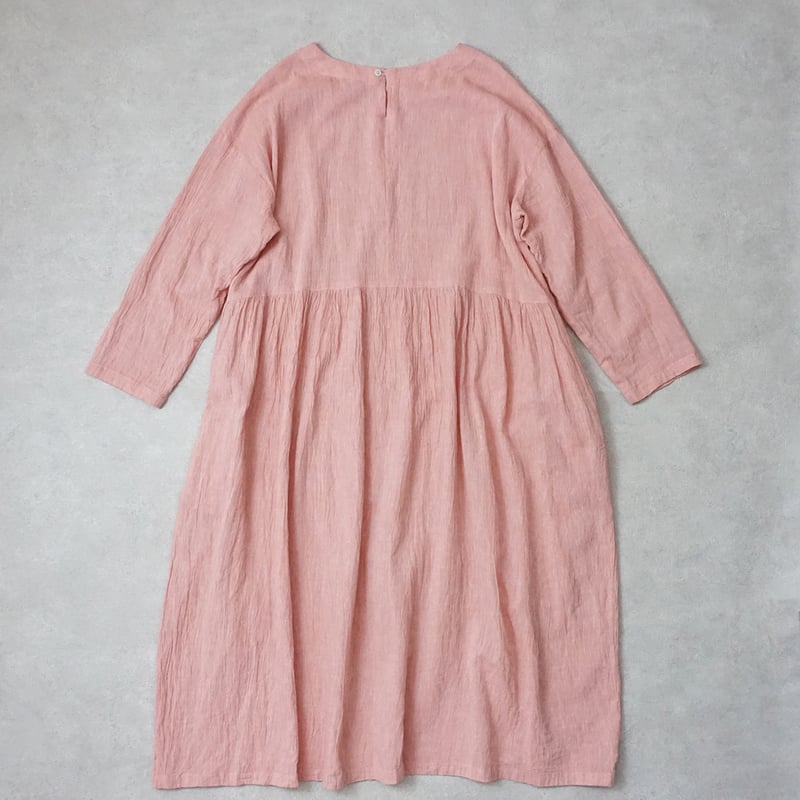 アトリエエマウ atelier emau ウエストギャザーワンピース atelier emau｜ウエストギャザーワンピース - atelier emau