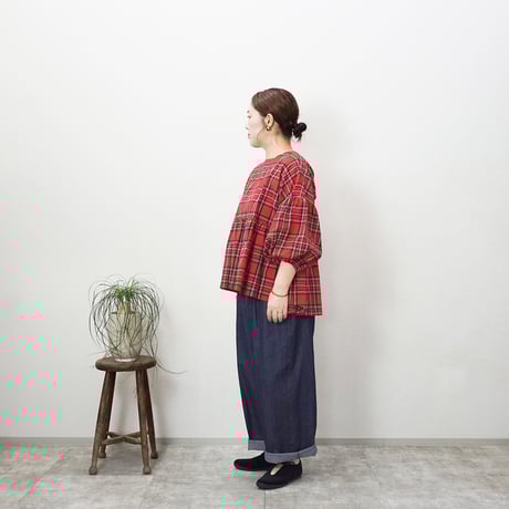 atelier emau アトリエエマウ サイドリボンギャザーベストblack