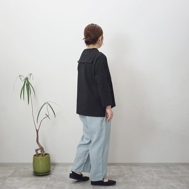 atelier emau アトリエ エマウ リネン イージー テーパードパンツ リネンイージーテーパードパンツ | atelier emau