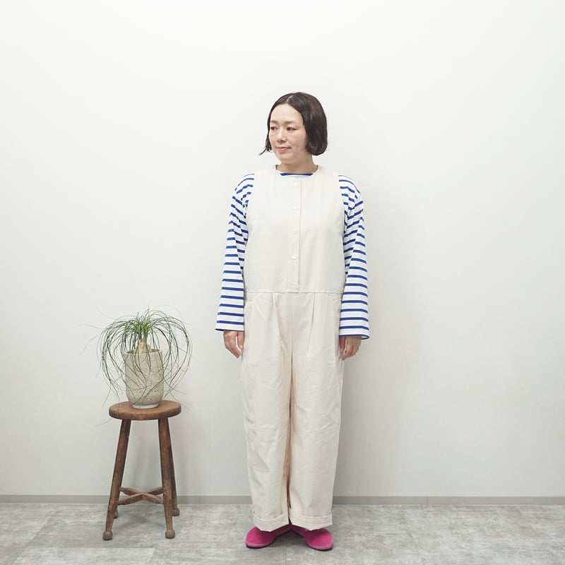 Kuさま専用！アトリエエマウ。サロペット デニムサロペット | atelier emau