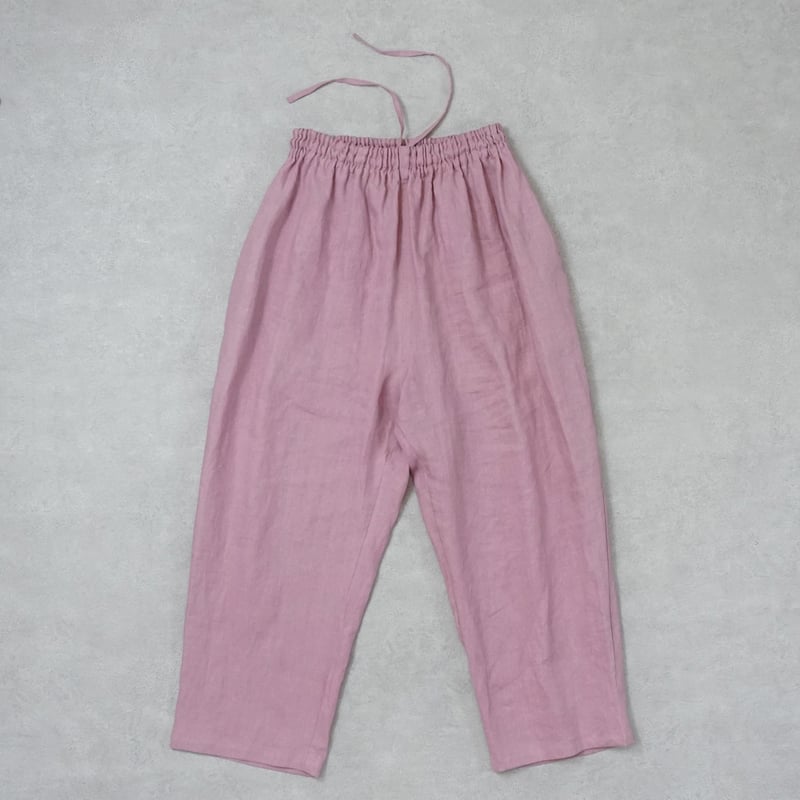 atelier emau アトリエ エマウ リネン イージー テーパードパンツ atelier emau｜リネンイージーテーパードパンツ(ツイル