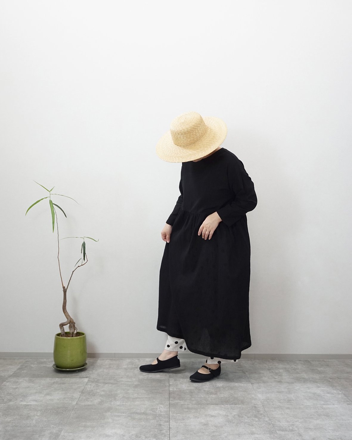 ウエストギャザーワンピース | atelier emau