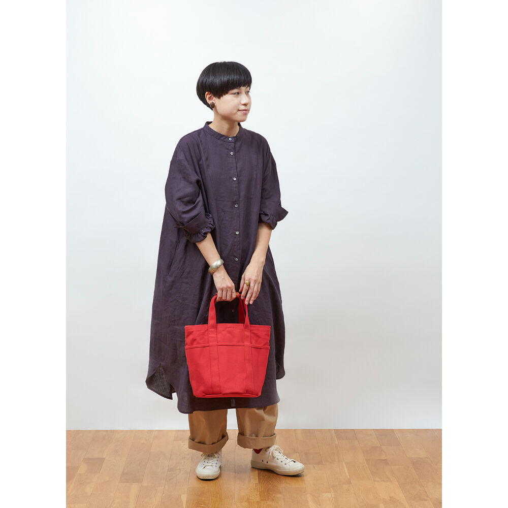 スタンドカラーシャツワンピース | atelier emau