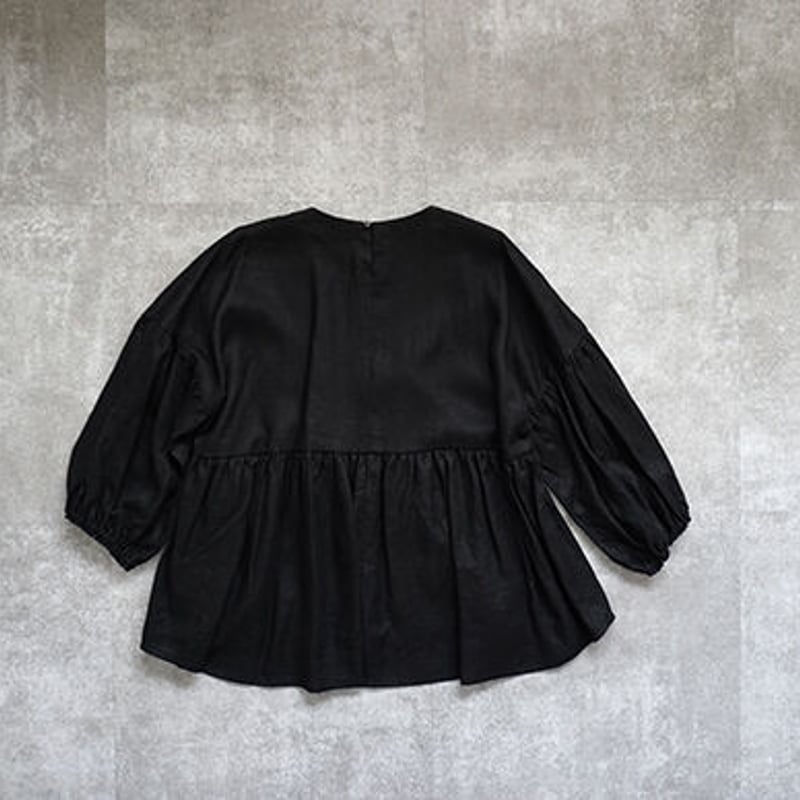 リネンギャザーブラウス | atelier emau リネンギャザーブラウス | atelier emau