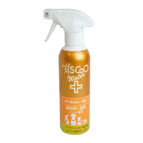 BiSCaO Water（ビスカオウォーター） 動物にもやさしい 自然由来 除菌 消臭 日本製 ペット専用 スプレーボトル 300ml 革新的除菌力と安全性