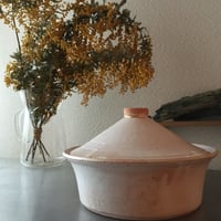 耐熱平鍋「陶具」白　2合炊きサイズ