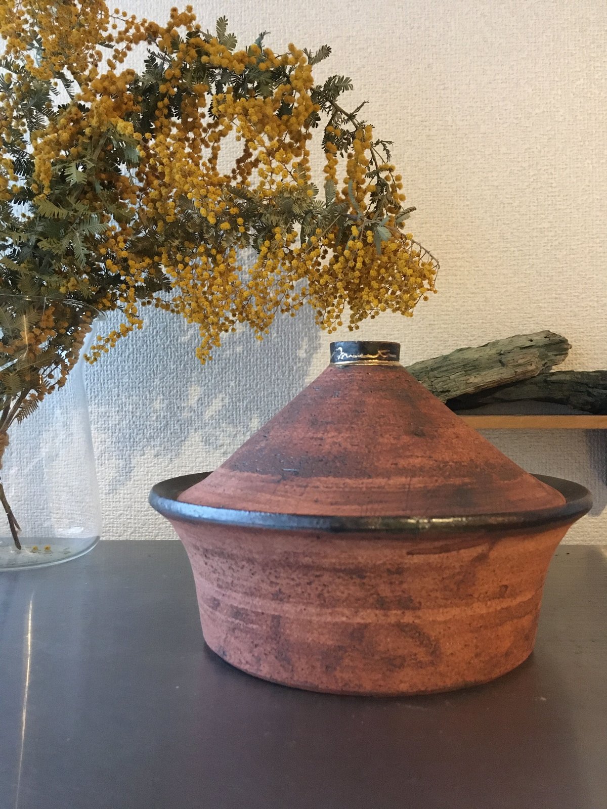 織部焼&椿柄土鍋　(Sora) irodoristore_6382034