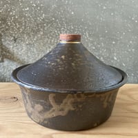 耐熱土鍋「陶具」黒　2合炊きサイズ