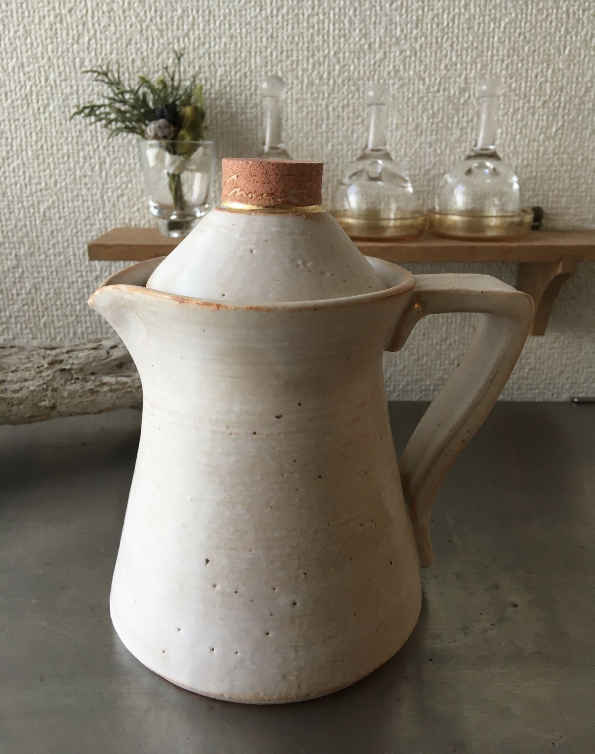 耐熱ポット「陶具」白 | ROKURO＊KANNA