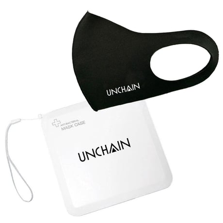 【UNCHAIN 】NEW LOGO  マスク＆マスクケース