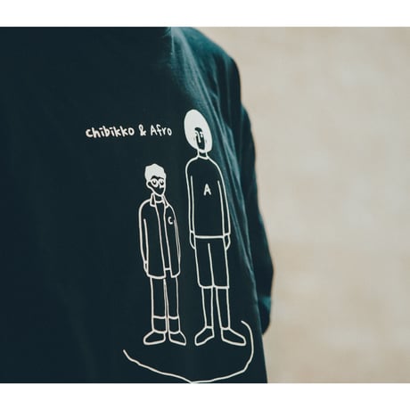 【チビっ子さんとアフロくん】ビックシルエットTシャツ