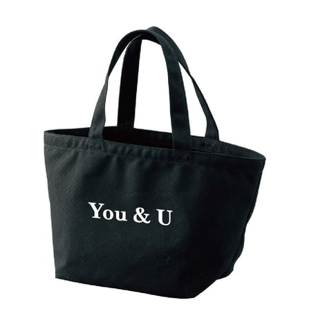【UNCHAIN】You & U 刺繍ロゴキャンバストートバッグ