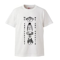 【UNCHAIN】15th Anniversary もしもメンバーが犬だったらTシャツ