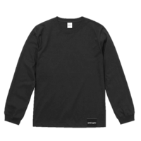 【UNCHAIN】ネームタグ付き ロングスリーブ Tシャツ