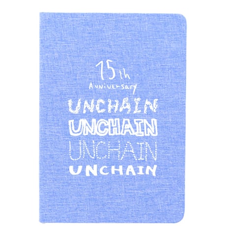 【UNCHAIN】15th Anniversary Note Book  /  レッド・ブルー・ブラック