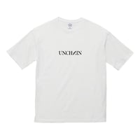 【UNCHAIN】ビッグシルエットロゴTシャツ（ ホワイト）