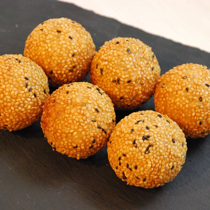 冷凍】ゴマ団子 6個入 | 海鮮中華 宮の森れんげ堂