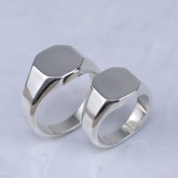 SILVER925製 シグネットリング／1本