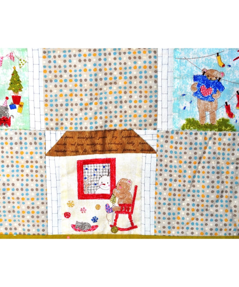 ハンドメイド　ハウスのベビーキルト 29.ハウスのベビーキルトキット | 「ハッピーキルト」