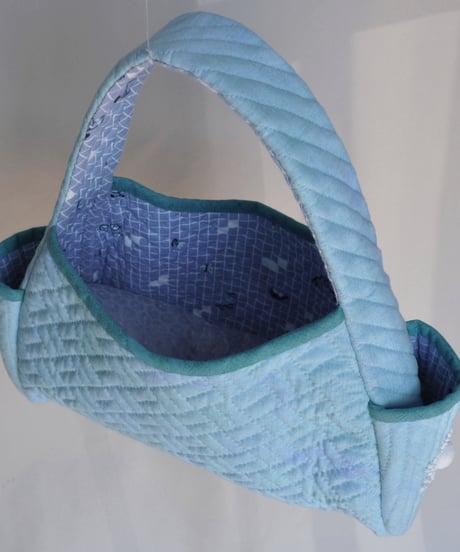 7.スカイブルーのキャンドルウィック バッグキット