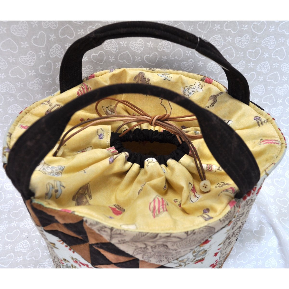 330.【完成品】手作り スクエアバッグ | 「ハッピーキルト」