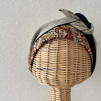 ラッピングターバン　オレンジ系