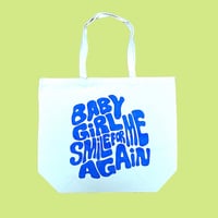 BABY GIRL Tote bag（natural）