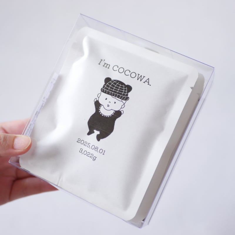 出産内祝い】名前・誕生日・体重文字入れOK ココア5袋＋ホットチョコ