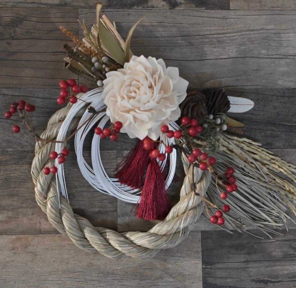 ソラフラワー＆サンキライ和モダンしめ縄飾り】 | Le Bon Feeling