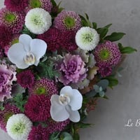 【お正月にお花を】お正月BOXフラワーアレンジメント（生花）