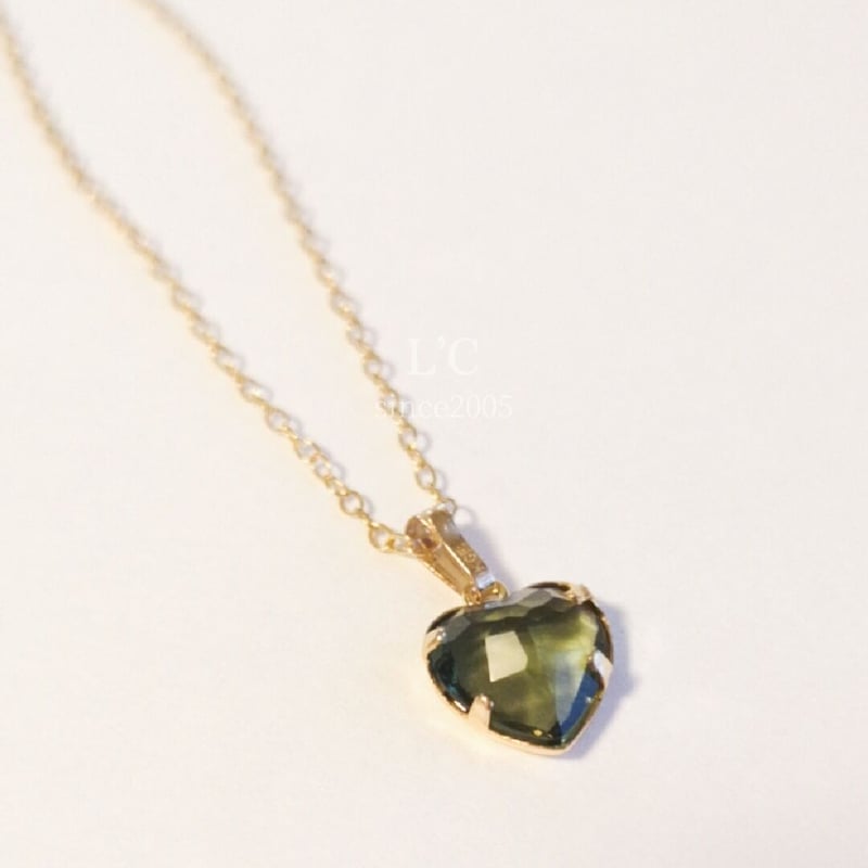 高品質モルダバイトネックレス SVモルダ バイトネックレス モルダバイトネックレス | L'C