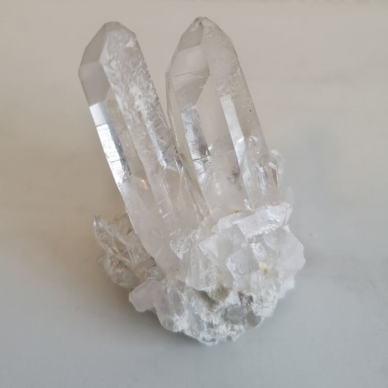 ミナスジェライス州トマスゴンサガ産　水晶　クラスター　浄化セット 浄化セット 水晶クラスター （ブラジル ミナスジェライス州