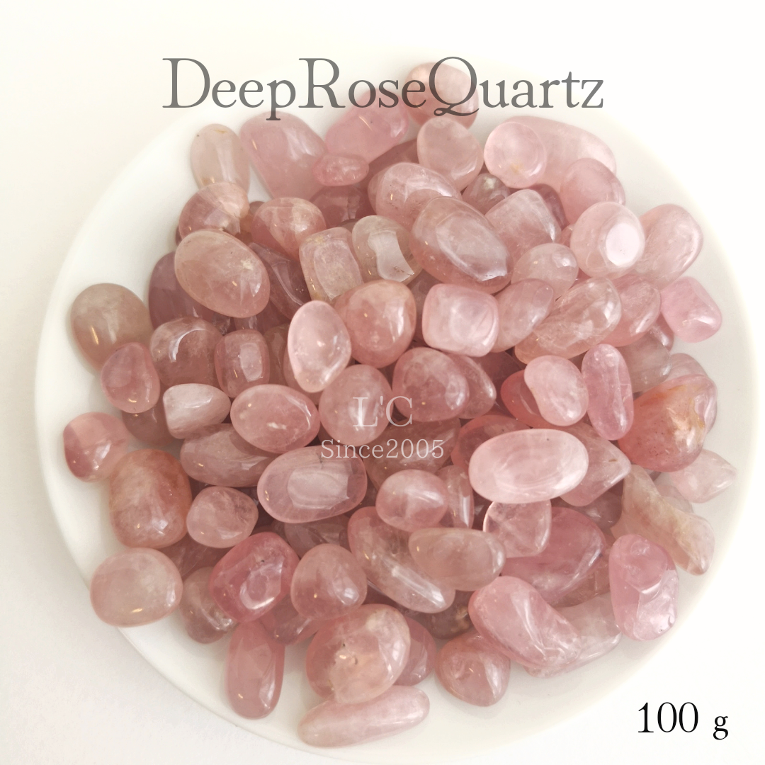 ☆特選一石☆3A濃い愛の石♡200g【AAAディープローズクォーツさざれ】❤️