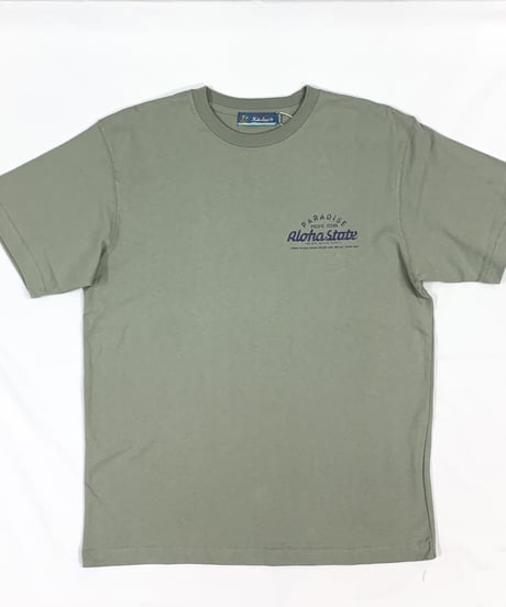 Tシャツ(メンズサイズ) HG/カーキ　(バックプリント)