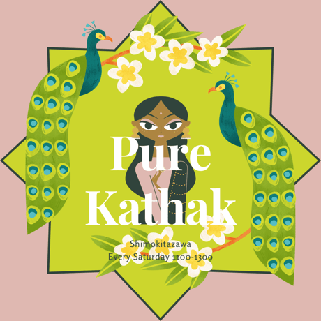 Kathak for Beginners [Every Sat. 1month]土曜下北沢月謝