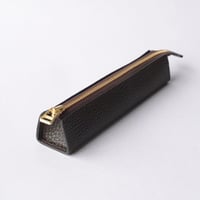 本革　ペンケース　Mサイズ　ブラウン