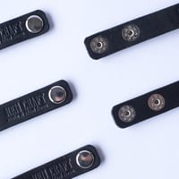 本革　ケーブルクリップ　コードクリップ　栃木レザー　ブラック