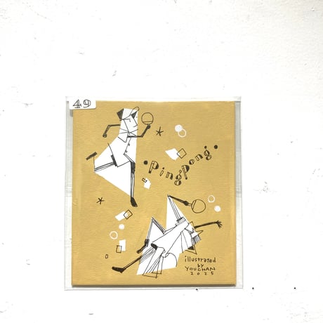 49 Ping Pong「探偵と音楽」YOUCHANドローイング