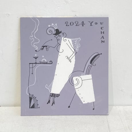 56 くつろぐ探偵「探偵と音楽」YOUCHANドローイング