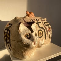 林湜和清和の張り子作品「春風」