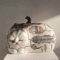林湜和清和の張り子作品「魚屋」