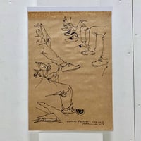 「足（クラフト）」 Mariya Suzuki スケッチプリント