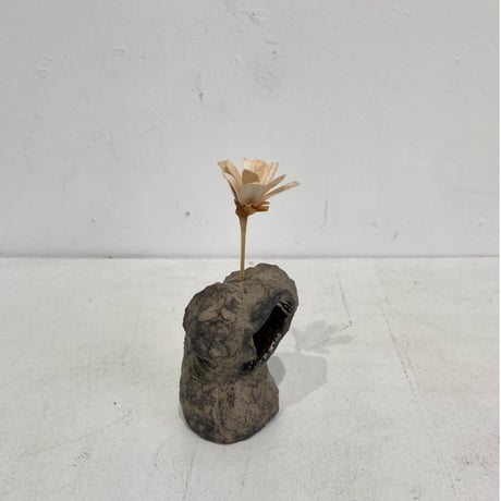 「舞踏家の背中3」点滅陶芸