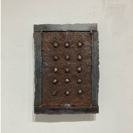 青野 正「 鉄の壁アート”ドット”」