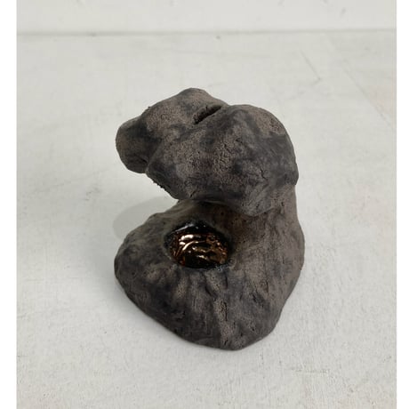 「舞踏家の背中１」点滅陶芸