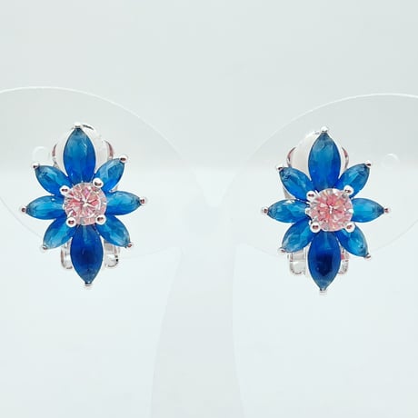 キュービック お花のイヤリング 15793-09-803