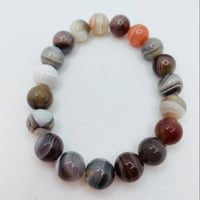 瑪瑙（めのう）のブレスレットAGATE (MENS) 　45361-05-099