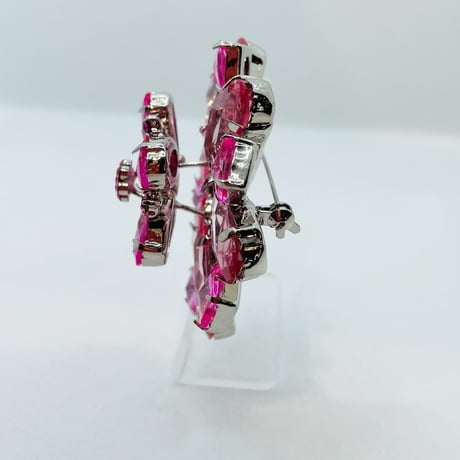 フランス製プラスチックフラワーブローチ 35191-50-802